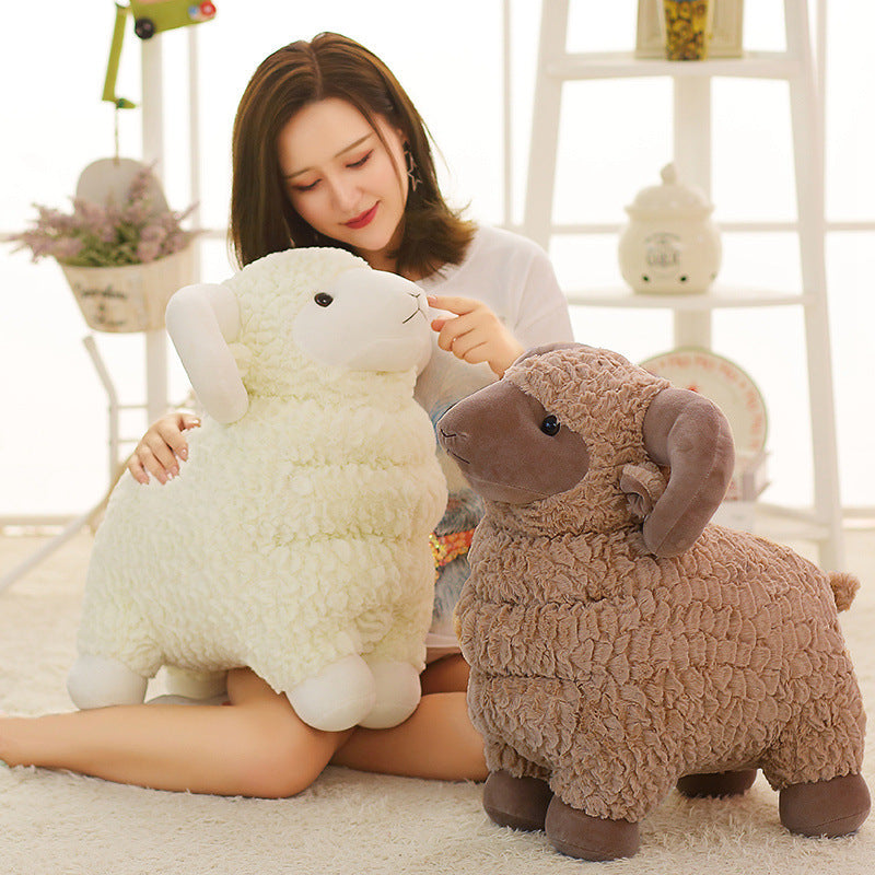 Simulation goat doll plush toy