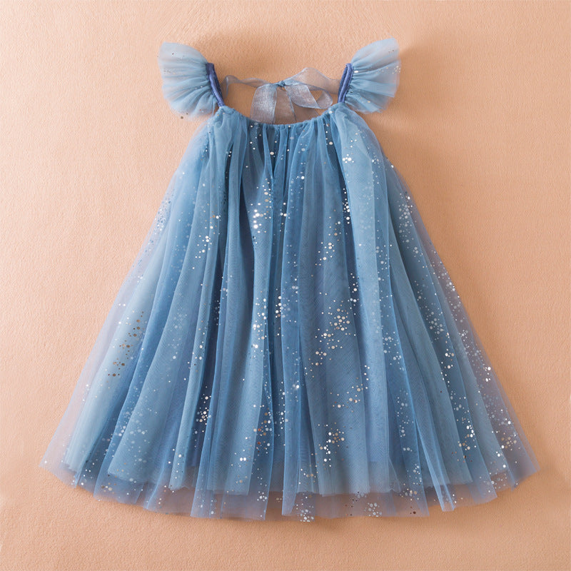 Children's Mesh Tarpaulin Skirt Dress