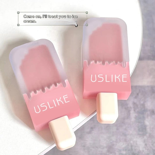 USLIKE Ice Cream Lip Lacquer Matte Fog Velvet Lasting Good-looking