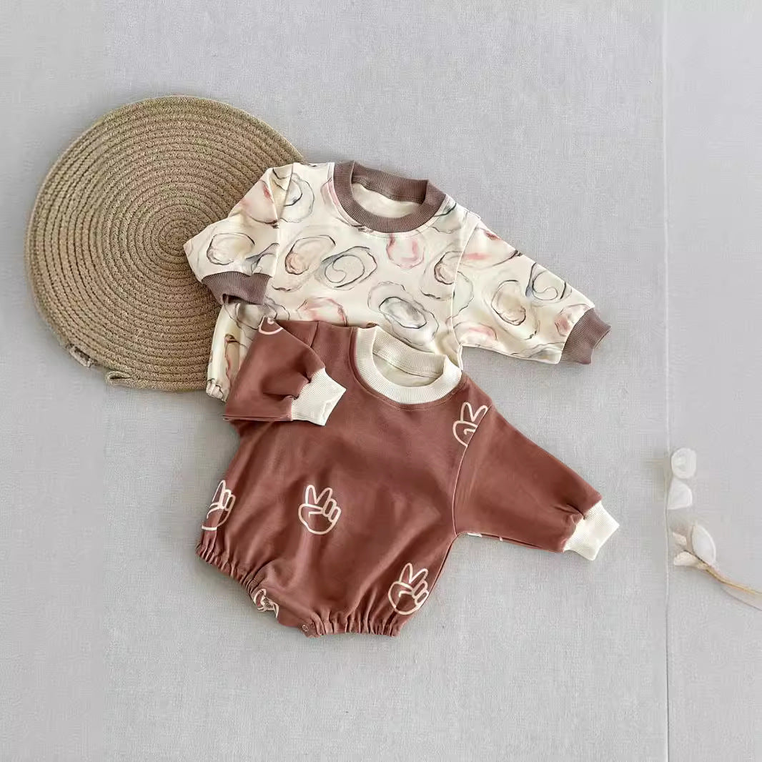 Baby Spring And Autumn Long-sleeved Jumpsuit