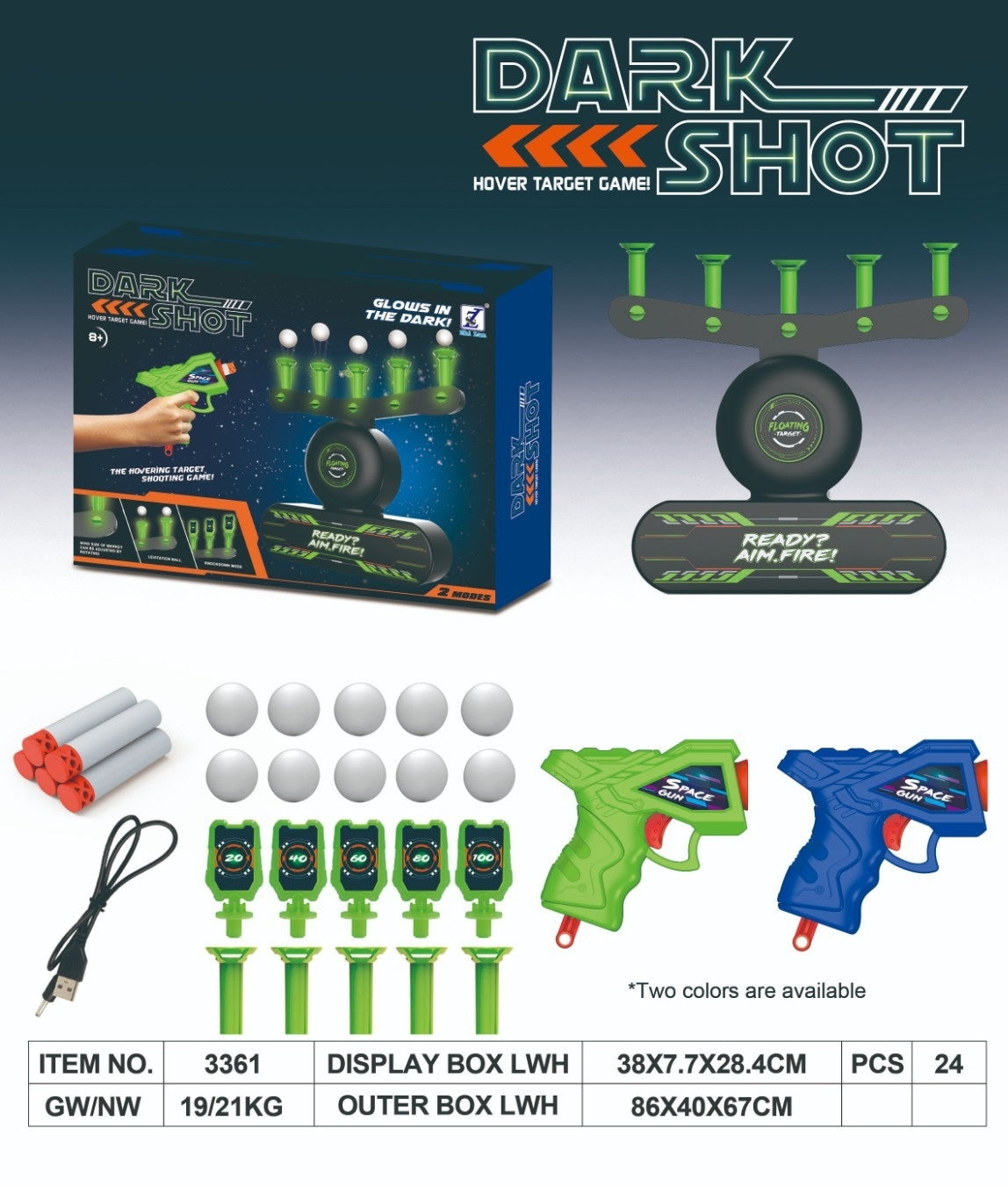 Electric suspended flying ball target