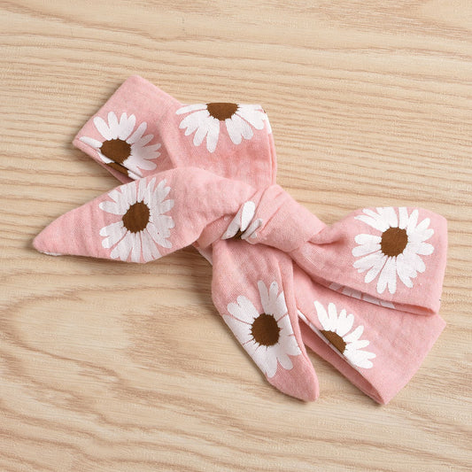 Infant Lace-up Mesh Triangle Romper Daisy