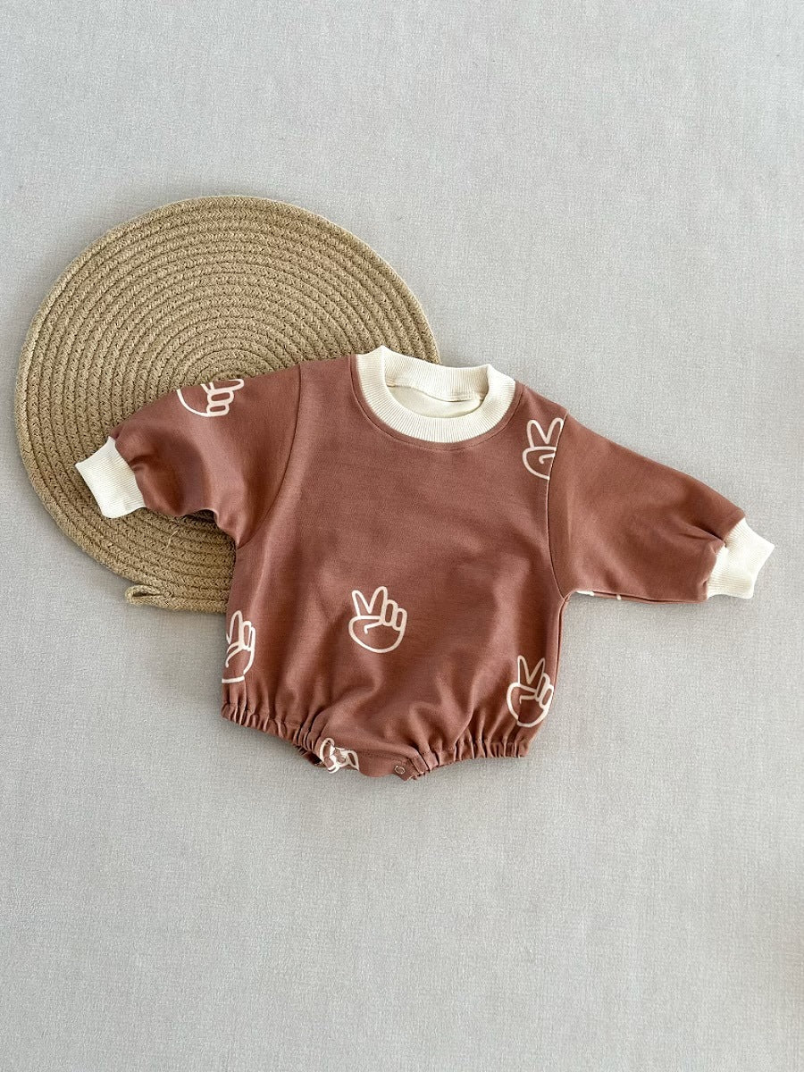 Baby Spring And Autumn Long-sleeved Jumpsuit