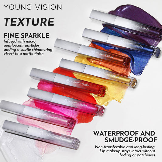 8 Colors Lip Gloss Not Easy To Stick Cup Eye Shadow