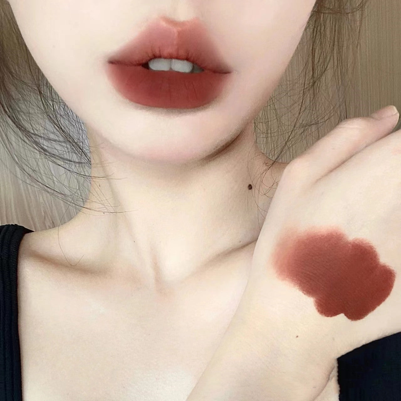 USLIKE Ice Cream Lip Lacquer Matte Fog Velvet Lasting Good-looking