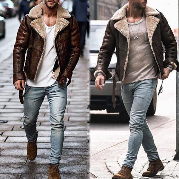 Men's Street Fur Character Jacket