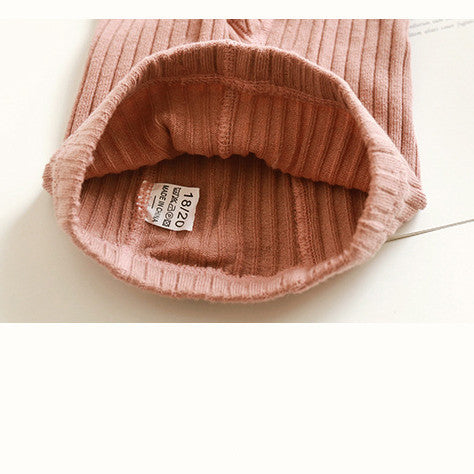 Double Needle Candy Colored Baby Leggings