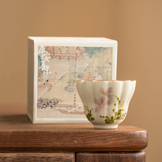 Little Daisy Petals Master Household Kung Fu Tea Cup