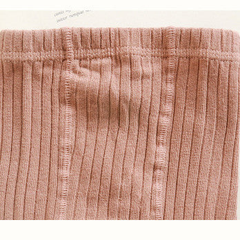 Double Needle Candy Colored Baby Leggings