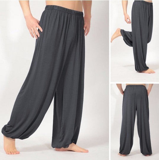 Men's Yoga Morning Exercise Tai Chi Casual Pants