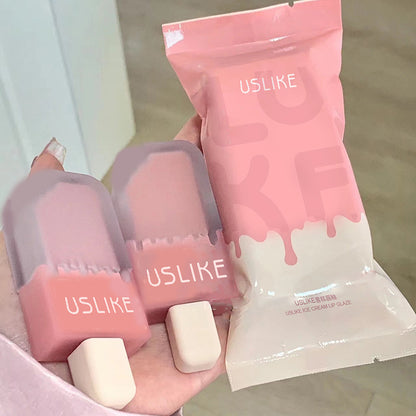 USLIKE Ice Cream Lip Lacquer Matte Fog Velvet Lasting Good-looking