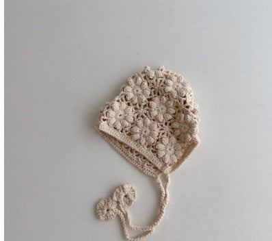 Breathable Lace Up Earflaps Woolen Hat Girl