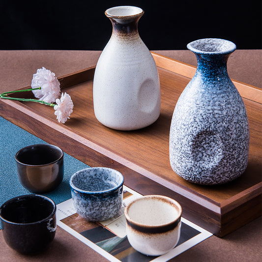 Japanese Style Wine Glass Household Ceramic Creative Sake Jug