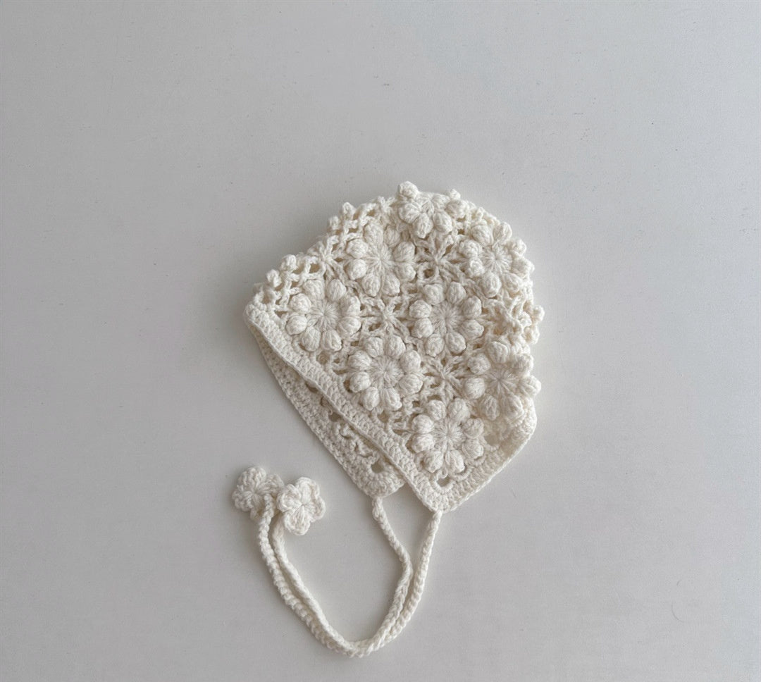 Breathable Lace Up Earflaps Woolen Hat Girl
