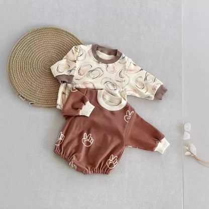 Baby Spring And Autumn Long-sleeved Jumpsuit