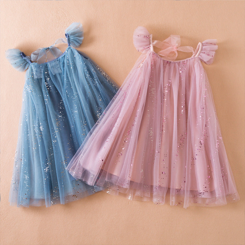 Children's Mesh Tarpaulin Skirt Dress