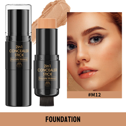 Highlight Blush Double-headed Contour Stick With Brush