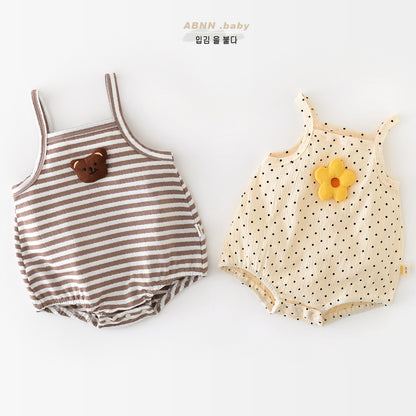 Infant Summer Sleeveless Jumpsuit