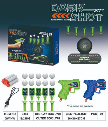 Electric suspended flying ball target