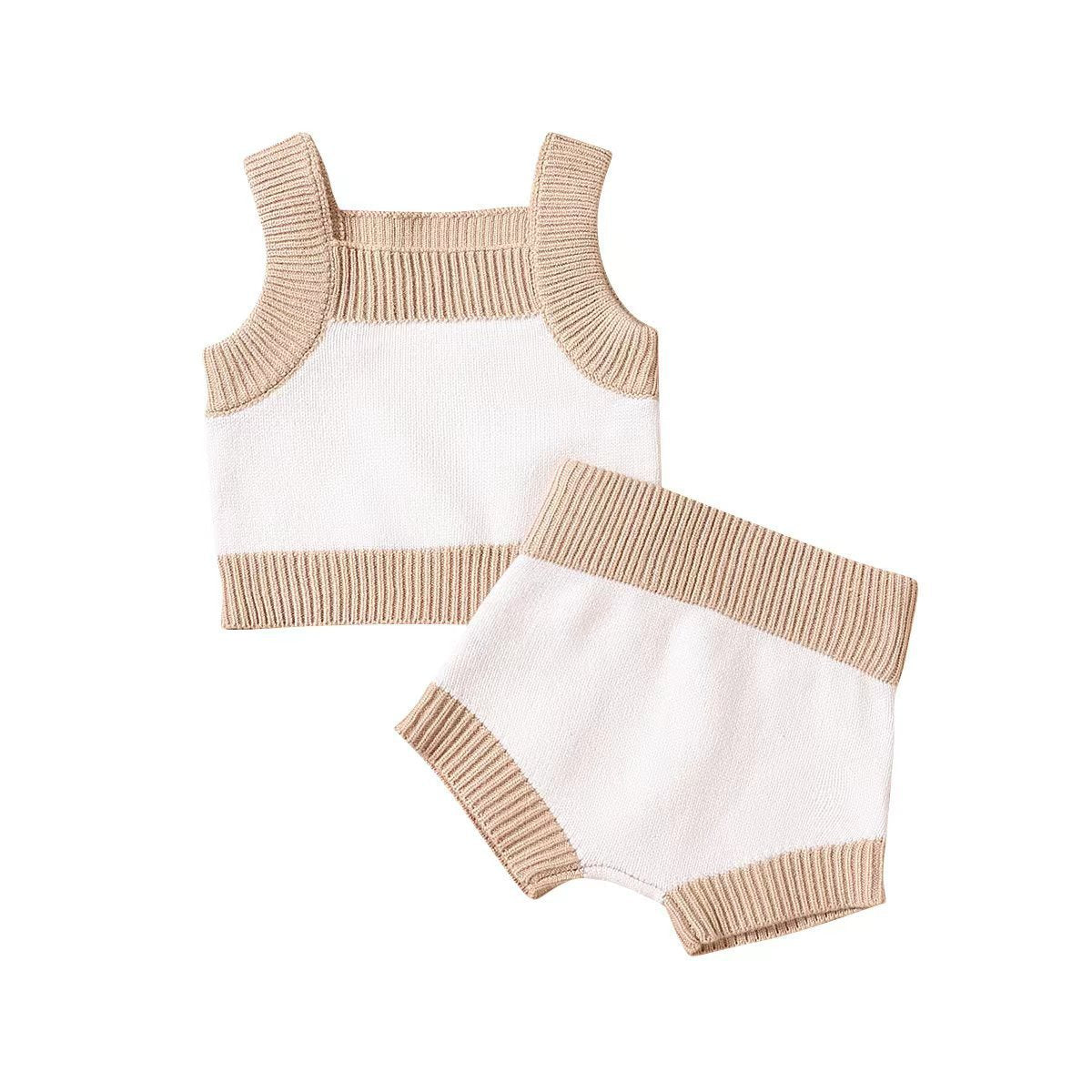 Children's Fashion Tank Top Summer Sweater Set