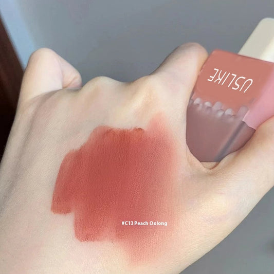 USLIKE Ice Cream Lip Lacquer Matte Fog Velvet Lasting Good-looking