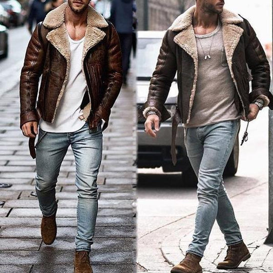 Men's Street Fur Character Jacket