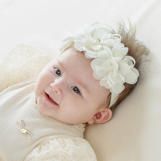 Korean Style Baby Girl Lace Flower Hair Band