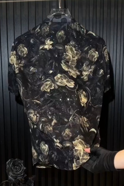 Men's Fashion Summer Sequin Shirt