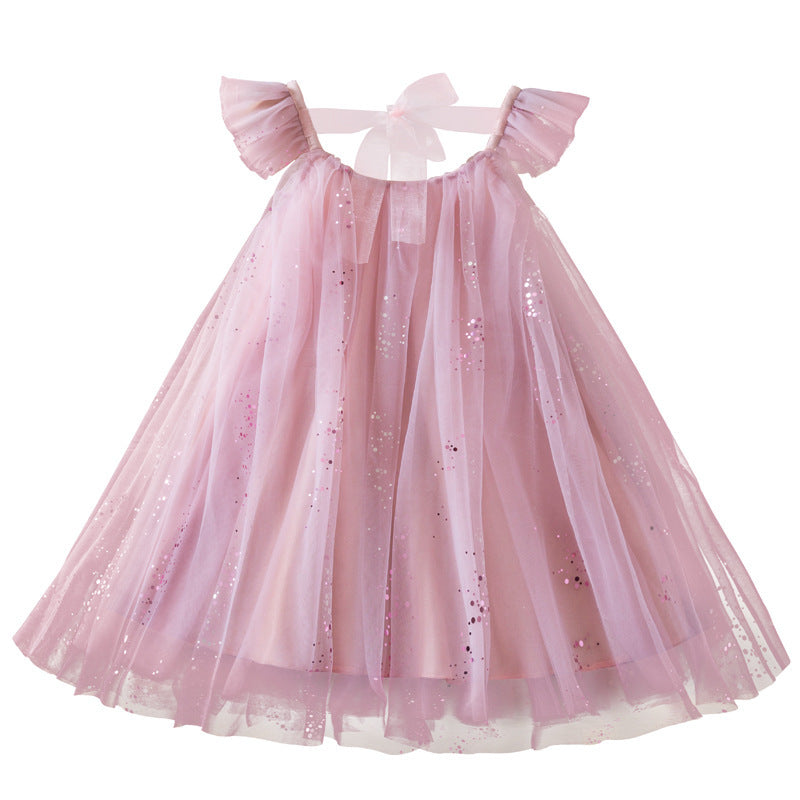 Children's Mesh Tarpaulin Skirt Dress
