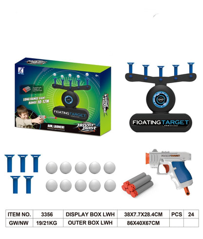 Electric suspended flying ball target