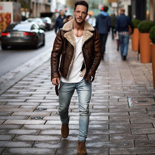 Men's Street Fur Character Jacket