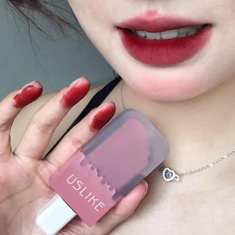 USLIKE Ice Cream Lip Lacquer Matte Fog Velvet Lasting Good-looking