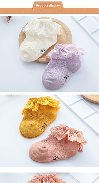 Summer New Girls Lace Socks Lace Socks